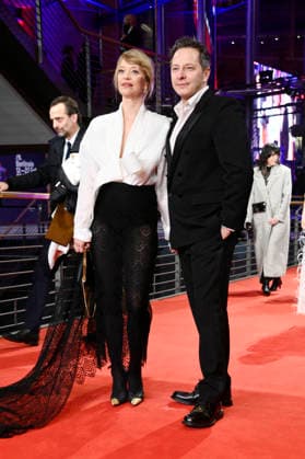 Heike Makatsch and Trystan Pütter at the festival opening with the premiere of the feature film No Good Men at the Berlinale 2026 76 Berlin International Film Festival in the Berlinale Palast Berlin, 12 02 2026 Foto:xN.xKubelkax xFuturexImagex opening_7151
