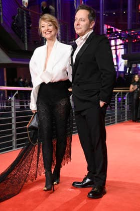 Heike Makatsch and Trystan Pütter at the festival opening with the premiere of the feature film No Good Men at the Berlinale 2026 76 Berlin International Film Festival in the Berlinale Palast Berlin, 12 02 2026 Foto:xN.xKubelkax xFuturexImagex opening_7152