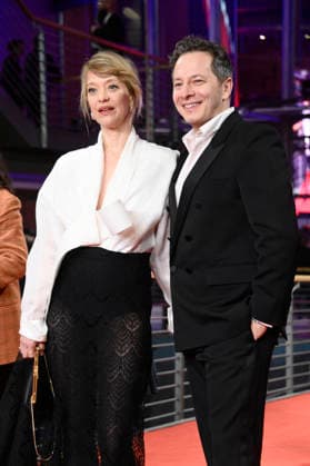 Heike Makatsch and Trystan Pütter at the festival opening with the premiere of the feature film No Good Men at the Berlinale 2026 76 Berlin International Film Festival in the Berlinale Palast Berlin, 12 02 2026 Foto:xN.xKubelkax xFuturexImagex opening_7153