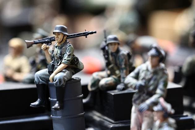 Model Life Model Making Fair 13 02 2026, Erfurt, Thuringia Model Making Fair Model Life in pictures Soldiers from the world of model making