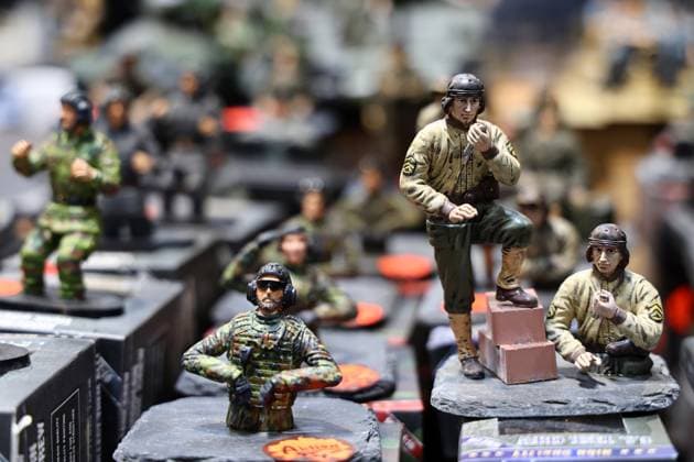 Model Life Model Making Fair 13 02 2026, Erfurt, Thuringia Model Making Fair Model Life in pictures Soldiers from the world of model making
