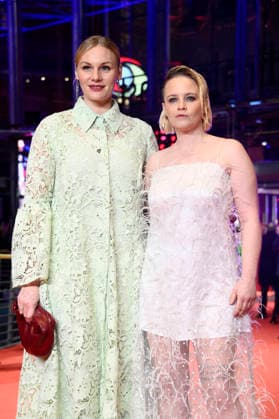 Rosalie Thomass and Jasna Fritzi Bauer at the festival opening with the premiere of the feature film No Good Men at the Berlinale 2026 76 Berlin International Film Festival in the Berlinale Palast Berlin, 12 02 2026 Foto:xN.xKubelkax xFuturexImagex opening_7168
