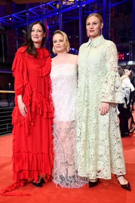Alexandra Maria Lara, Jasna Fritzi Bauer and Rosalie Thomass at the festival opening with the premiere of the feature film No Good Men at the Berlinale 2026 76 Berlin International Film Festival in the Berlinale Palast Berlin, 12 02 2026 Foto:xN.xKubelkax xFuturexImagex opening_7173