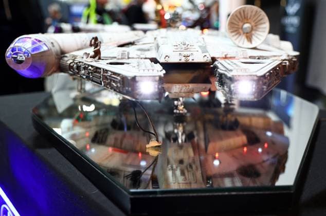 Modell Leben Model Making Fair 13 02 2026, Erfurt, Thuringia Model Making Fair Model Life in the picture Star Wars is a theme at the fair