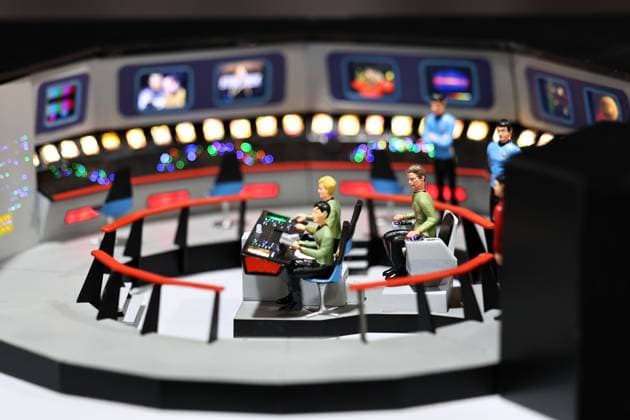 Modell Leben Model Making Fair 13 02 2026, Erfurt, Thuringia Model Making Fair Modell Leben im Bild Startrek is a theme at the fair
