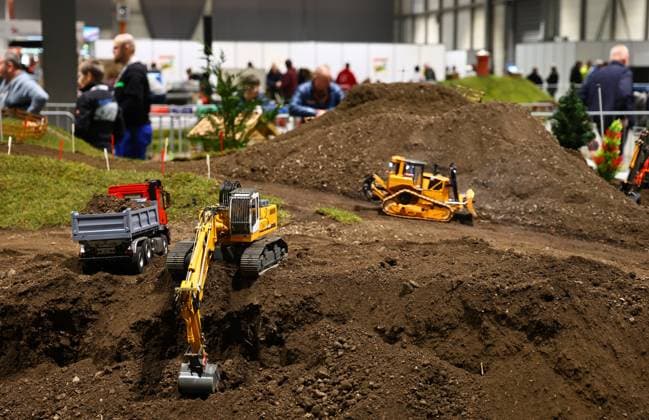 Modell Leben model making fair 13 02 2026, Erfurt, Thuringia Model Making Fair Modell Leben in the picture the world of large model vehicles inspires young and old