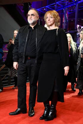 Karim Ainouz with companion at the festival opening with the premiere of the feature film No Good Men at the Berlinale 2026 76 Berlin International Film Festival in the Berlinale Palast Berlin, 12 02 2026 Foto:xN.xKubelkax xFuturexImagex opening_7177