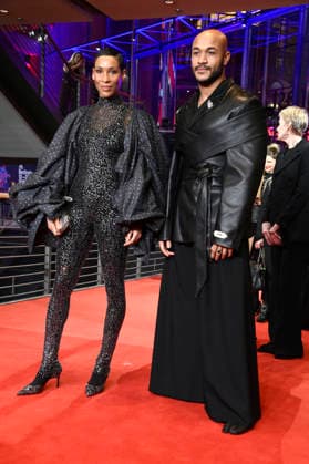 Annabelle Mandeng and Malick Bauer at the festival opening with the premiere of the feature film No Good Men at the Berlinale 2026 76 Berlin International Film Festival in the Berlinale Palast Berlin, 12 02 2026 Foto:xN.xKubelkax xFuturexImagex opening_7188
