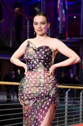 Luna Wedler at the festival opening with the premiere of the feature film No Good Men at the Berlinale 2026 76 Berlin International Film Festival in the Berlinale Palast Berlin, 12 02 2026 Foto:xN.xKubelkax xFuturexImagex opening_7193