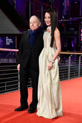 Michelle Yeoh with husband Jean Todt at the festival opening with the premiere of the feature film No Good Men at the Berlinale 2026 76 Berlin International Film Festival in the Berlinale Palast Berlin, 12 02 2026 Foto:xN.xKubelkax xFuturexImagex opening_7212