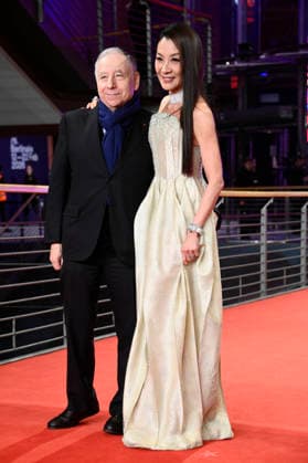 Michelle Yeoh with husband Jean Todt at the festival opening with the premiere of the feature film No Good Men at the Berlinale 2026 76 Berlin International Film Festival in the Berlinale Palast Berlin, 12 02 2026 Foto:xN.xKubelkax xFuturexImagex opening_7213