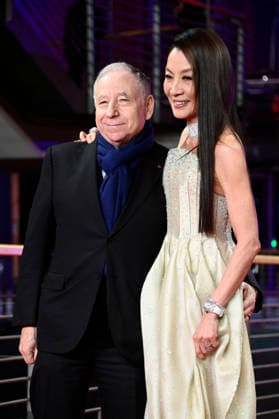 Michelle Yeoh with husband Jean Todt at the festival opening with the premiere of the feature film No Good Men at the Berlinale 2026 76 Berlin International Film Festival in the Berlinale Palast Berlin, 12 02 2026 Foto:xN.xKubelkax xFuturexImagex opening_7214
