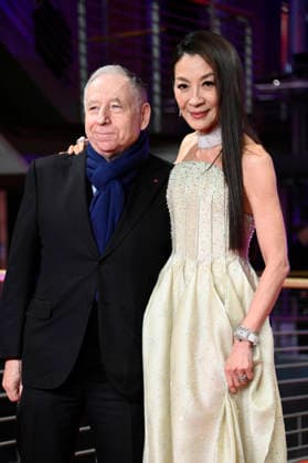 Michelle Yeoh with husband Jean Todt at the festival opening with the premiere of the feature film No Good Men at the Berlinale 2026 76 Berlin International Film Festival in the Berlinale Palast Berlin, 12 02 2026 Foto:xN.xKubelkax xFuturexImagex opening_7215