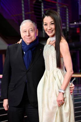 Michelle Yeoh with husband Jean Todt at the festival opening with the premiere of the feature film No Good Men at the Berlinale 2026 76 Berlin International Film Festival in the Berlinale Palast Berlin, 12 02 2026 Foto:xN.xKubelkax xFuturexImagex opening_7216