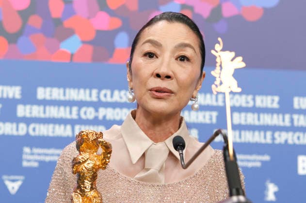 Michelle Yeoh at the press conference for the presentation of the Honorary Golden Bear for Lifetime Achievement at the Berlinale 2026 76 Berlin International Film Festival at the Hotel Grand Hyatt Berlin, 13 02 2025 Foto:xC.xTamckex xFuturexImagex yeoh_6240
