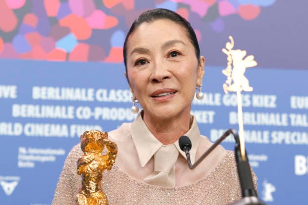 Michelle Yeoh at the press conference for the presentation of the Honorary Golden Bear for Lifetime Achievement at the Berlinale 2026 76 Berlin International Film Festival at the Hotel Grand Hyatt Berlin, 13 02 2025 Foto:xC.xTamckex xFuturexImagex yeoh_6241