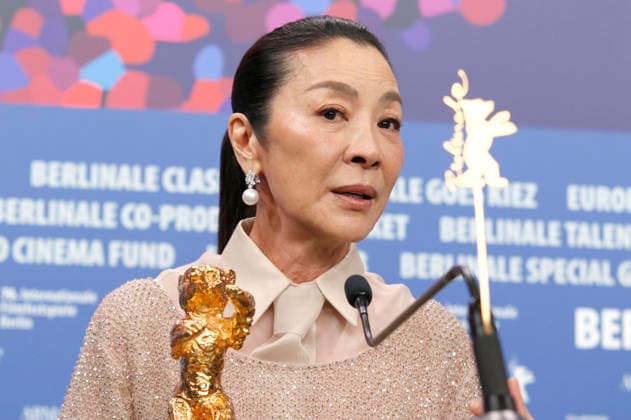 Michelle Yeoh at the press conference for the presentation of the Honorary Golden Bear for Lifetime Achievement at the Berlinale 2026 76 Berlin International Film Festival at the Hotel Grand Hyatt Berlin, 13 02 2025 Foto:xC.xTamckex xFuturexImagex yeoh_6242