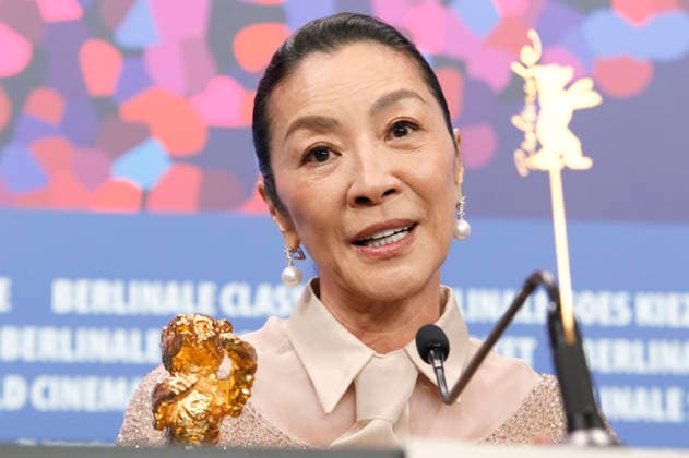 Michelle Yeoh at the press conference for the presentation of the Honorary Golden Bear for Lifetime Achievement at the Berlinale 2026 76 Berlin International Film Festival at the Hotel Grand Hyatt Berlin, 13 02 2025 Foto:xC.xTamckex xFuturexImagex yeoh_6243