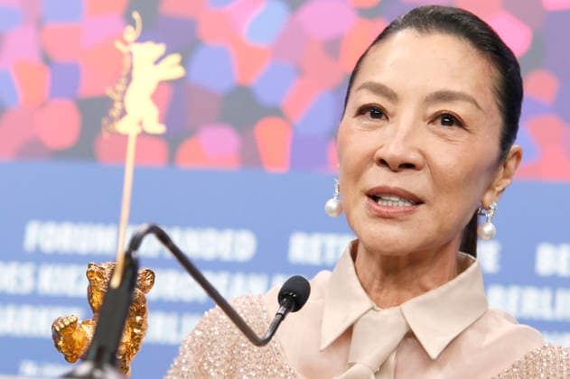Michelle Yeoh at the press conference for the presentation of the Honorary Golden Bear for Lifetime Achievement at the Berlinale 2026 76 Berlin International Film Festival at the Hotel Grand Hyatt Berlin, 13 02 2025 Foto:xC.xTamckex xFuturexImagex yeoh_6245