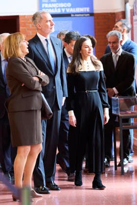 13-02-2026 Madrid Queen Letizia and King Felipe visited the exhibition In Memoriam Toas Y Valiemte 1996-2026 and attended the ceremony of the 30th anniversary of the assassination of Francisco Tomas Y Valiente by the terrorist group ETA at the Faculty of Law in Madrid. No Spain Â  Copyright: xPPEx