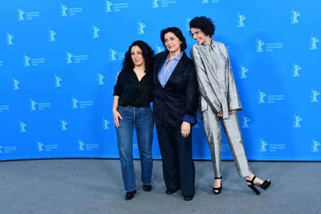 Berlinale Berlin International Film Festival Berlin Germany 76th Berlinale Berlin International Film Festival A Voix Basse photocall at the 76th Berlinale International Film Festival Hiam Abbass, Director Leyla Bouzid and Eya Bouteraa Thomas Bohlen Starface 2026 02 13 453022 2026 02 13 Berlin Germany  Copyright: xThomasxBohlenx STAR_453022_043