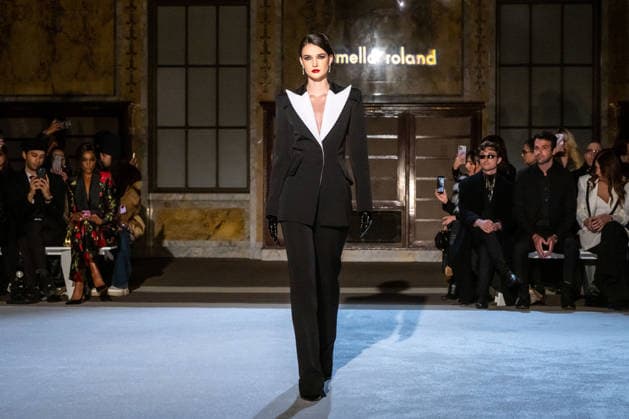 Pamella Roland - Runway - February 2026 New York Fashion Week, New York, USA - 12 Feb 2026 (NEW) Pamella Roland - Runway - February 2026 New York Fashion Week. February 12, 2026, New York, New York, USA: A model walks the runway for the Pamella Roland fashion show during the New York Fashion Week at the New York Public Library on February 12, 2026 in New York City. (Credit: M10s TheNews2) (Foto: M10s Thenews2 imago images) Pamella Roland - Runway - February 2026 New York Fashion Week, New York, USA - 12 Feb 2026  Copyright: xRonxAdarx