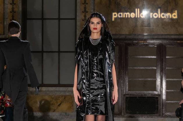 Pamella Roland - Runway - February 2026 New York Fashion Week, New York, USA - 12 Feb 2026 (NEW) Pamella Roland - Runway - February 2026 New York Fashion Week. February 12, 2026, New York, New York, USA: A model walks the runway for the Pamella Roland fashion show during the New York Fashion Week at the New York Public Library on February 12, 2026 in New York City. (Credit: M10s TheNews2) (Foto: M10s Thenews2 imago images) Pamella Roland - Runway - February 2026 New York Fashion Week, New York, USA - 12 Feb 2026  Copyright: xRonxAdarx