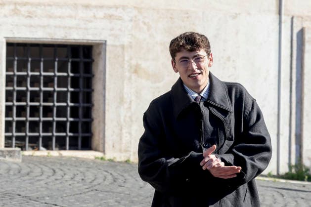 February 13, 2026, Rome, Rome, ITALY: February 13, 2026, Rome. The artists of the 66th Sanremo Festival at the Quirinale Palace to meet the President of the Republic. Pictured is Tredici Pietro. Rome ITALY  - ZUMAa289 20260213_zia_a289_022 Copyright: xRichardxDexLucax