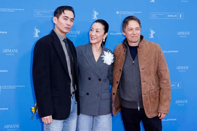 Han Chong, Michelle Yeoh and Sean Baker at the screening of the feature films Sandiwara and Everything Everywhere All at Once at the Berlinale 2026 76 Berlin International Film Festival at Zoo Palast Berlin, 13 02 2026 Foto:xC.xTamckex xFuturexImagex sandiwara_6209