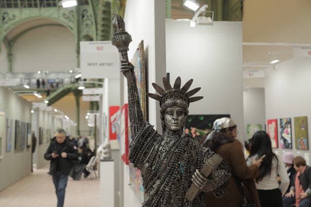 Art Capital 2026 at Grand Palais in Paris PARIS, FRANCE - FEBRUARY 13: Visitors attend Art Capital 2026 at the Grand Palais on February 13, 2026, in Paris, France. The annual art event brings together more than 3,000 artists from France and abroad, showcasing painting, sculpture, photography and other contemporary works. Mohamad Salaheldin Abdelg Alsayed Anadolu Paris France. Editorial use only. Please get in touch for any other usage.  Copyright: x2026xAnadoluxMohamadxSalaheldinxAbdelgxAlsayedx