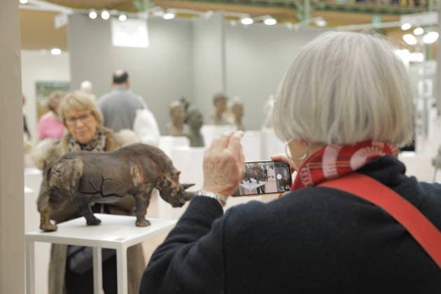 Art Capital 2026 at Grand Palais in Paris PARIS, FRANCE - FEBRUARY 13: Visitors attend Art Capital 2026 at the Grand Palais on February 13, 2026, in Paris, France. The annual art event brings together more than 3,000 artists from France and abroad, showcasing painting, sculpture, photography and other contemporary works. Mohamad Salaheldin Abdelg Alsayed Anadolu Paris France. Editorial use only. Please get in touch for any other usage.  Copyright: x2026xAnadoluxMohamadxSalaheldinxAbdelgxAlsayedx
