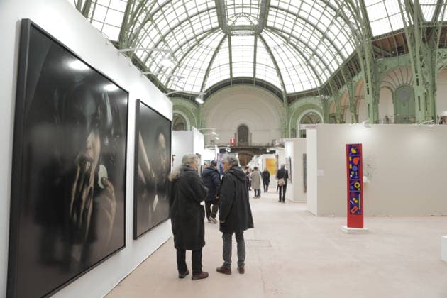 Art Capital 2026 at Grand Palais in Paris PARIS, FRANCE - FEBRUARY 13: Visitors attend Art Capital 2026 at the Grand Palais on February 13, 2026, in Paris, France. The annual art event brings together more than 3,000 artists from France and abroad, showcasing painting, sculpture, photography and other contemporary works. Mohamad Salaheldin Abdelg Alsayed Anadolu Paris France. Editorial use only. Please get in touch for any other usage.  Copyright: x2026xAnadoluxMohamadxSalaheldinxAbdelgxAlsayedx