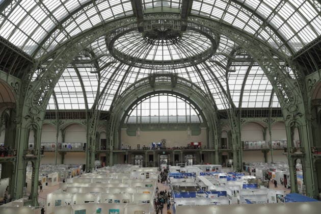 Art Capital 2026 at Grand Palais in Paris PARIS, FRANCE - FEBRUARY 13: Visitors attend Art Capital 2026 at the Grand Palais on February 13, 2026, in Paris, France. The annual art event brings together more than 3,000 artists from France and abroad, showcasing painting, sculpture, photography and other contemporary works. Mohamad Salaheldin Abdelg Alsayed Anadolu Paris France. Editorial use only. Please get in touch for any other usage.  Copyright: x2026xAnadoluxMohamadxSalaheldinxAbdelgxAlsayedx