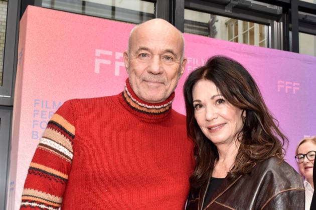 Heiner Lauterbach and Iris Berben at the reception of the FFF Film Fernseh Fonds Bayern as part of the 76 Berlinale on 13 02 2026 in Berlin FFF Berlinale Reception 2026 in Berlin