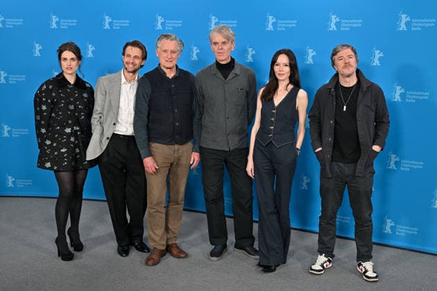 76th Berlin Film Festival Photocall Everybody Digs Bill Evans Katie McGrath, Anders Danielsen Lie, Bill Pullman, Grant Gee, Valene Kane, Barry Ward attending a photocall for the movie Everybody Digs Bill Evans during 76th Berlin International Film Festival in Berlin, Germany on 13 February 2026. Photo by Julien Reynaud APS-Medias ABACAPRESS.COM Berlin  Copyright: xReynaudxJulien APS-Medias ABACAx