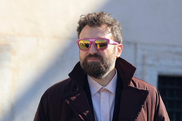 February 13, 2026, Rome, Rome, ITALY: February 13, 2026, Rome. The artists of the 66th Sanremo Festival at the Quirinale Palace to meet the President of the Republic. Pictured is Dargen D Amico. Rome ITALY  - ZUMAa289 20260213_zia_a289_115 Copyright: xRichardxDexLucax