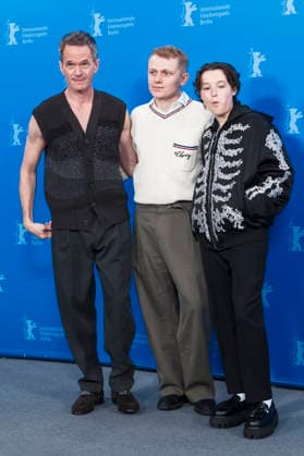 Neil Patrick Harris, George Jaques and Bella Ramsey at the photocall for the movie Sunny Dancer at the Berlinale 2026 76 Berlin International Film Festival at the Hotel Grand Hyatt Berlin, 13 02 2026 Foto:xJ.xEdwardsx xFuturexImagex dancer_6252