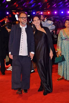 Bibiana Beglau and Uli Hanisch at the No Good Men Premiere and Berlinale Opening at the 76th Berlin International Film Festival on 12 02 26