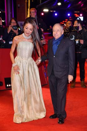 Jean Todt and Michelle Yeoh at the No Good Men Premiere and Berlinale Opening at the 76th Berlin International Film Festival on 12 02 26
