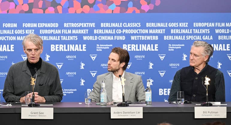 Everybody Digs Bill Evans press conference at the 76th Berlinale International Film Festival Featuring: British film director Grant Gee, Anders Danielsen Lie and Bill Pullman Where: Berlin, Germany When: 13 Feb 2026 Credit: Cover Images EDITORIAL USE ONLY. NOT FOR USE BY NEWSPAPERS BASED IN THE UK. Copyright: xx coverimg55464127