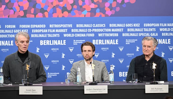 Everybody Digs Bill Evans press conference at the 76th Berlinale International Film Festival Featuring: British film director Grant Gee, Anders Danielsen Lie and Bill Pullman Where: Berlin, Germany When: 13 Feb 2026 Credit: Cover Images EDITORIAL USE ONLY. NOT FOR USE BY NEWSPAPERS BASED IN THE UK. Copyright: xx coverimg55464128