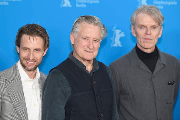 Anders Danielsen Lie, Grant Gee and Bill Pullman at the photocall for the feature film Everybody Digs Bill Evans at the Berlinale 2026 76 Berlin International Film Festival at the Hotel Grand Hyatt Berlin, 13 02 2026 Foto:xC.xNiehausx xFuturexImagex evans_6219