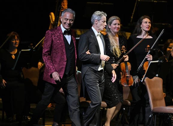 HOLLYWOOD FL - FEBRUARY 12: Andrea Bocelli performs during the Romanza 30th Anniversary World Tour at Hard Rock Live held at the Seminole Hard Rock Hotel & Casino on February 12, 2026 in Hollywood, Florida. Copyright: xmpi04x