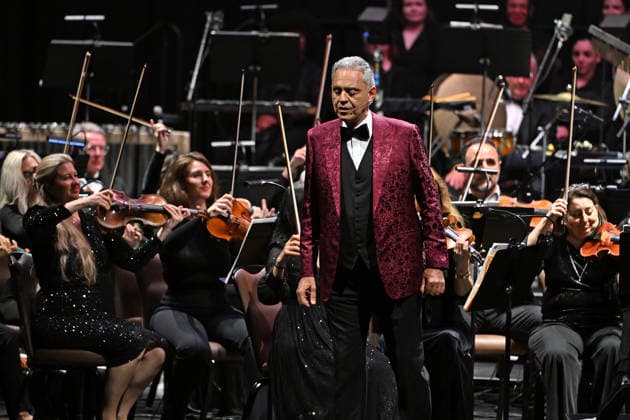 HOLLYWOOD FL - FEBRUARY 12: Andrea Bocelli performs during the Romanza 30th Anniversary World Tour at Hard Rock Live held at the Seminole Hard Rock Hotel & Casino on February 12, 2026 in Hollywood, Florida. Copyright: xmpi04x