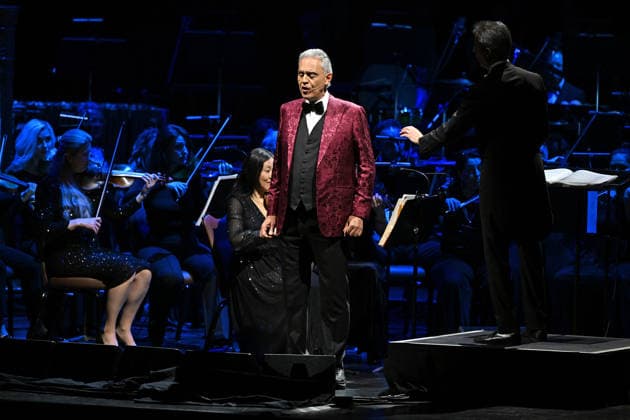 HOLLYWOOD FL - FEBRUARY 12: Andrea Bocelli performs during the Romanza 30th Anniversary World Tour at Hard Rock Live held at the Seminole Hard Rock Hotel & Casino on February 12, 2026 in Hollywood, Florida. Copyright: xmpi04x