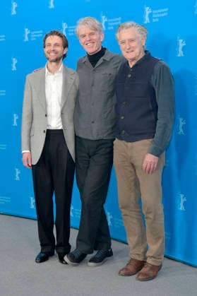 Anders Danielsen Lie, Grant Gee and Bill Pullman at the photocall for the feature film Everybody Digs Bill Evans at the Berlinale 2026 76 Berlin International Film Festival at the Hotel Grand Hyatt Berlin, 13 02 2026 Foto:xM.xBehrensx xFuturexImagex evans_6257