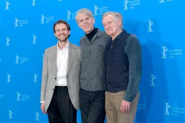 Anders Danielsen Lie, Grant Gee and Bill Pullman at the photocall for the feature film Everybody Digs Bill Evans at the Berlinale 2026 76 Berlin International Film Festival at the Hotel Grand Hyatt Berlin, 13 02 2026 Foto:xM.xBehrensx xFuturexImagex evans_6258
