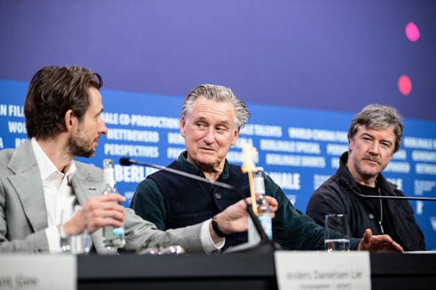 Berlinale Berlinale, 76 Berlin International Film Festival 2026 Press Conference EVERYBODY DIGS BILL EVANS Bill Pullman Actor Actor Anders Danielsen Lie Actor Actor Barry Ward Actor Actor Berlinale, 76 Berlin International Film Festival 2026, 13 02 2026 Press Photo Roger Buerke Copyright: xEibner-Pressefoto RogerxBuerkex EP_RBE