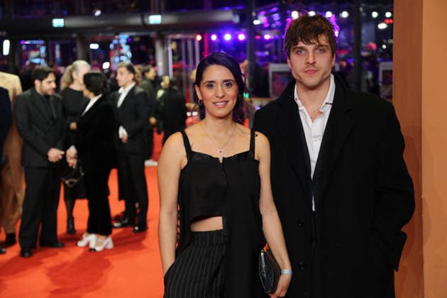 February 12, 2026, Berlin, Germany: Maryam Zaree und Jonas Dassler pose on the red carpet at the opening ceremony of the 76th Berlin International Film Festival (Berlinale), which is Europe s first major film festival of the year, in Berlin. The festival runs from February 12 to 22, 2026. Berlin Germany  - ZUMAf146 20260212_zip_f146_209 Copyright: xRouzbehxFouladix