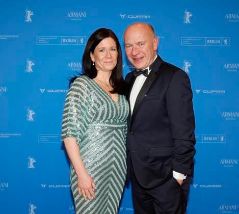 Katharina Guenther Wuensch and Kai Wegner at the opening of the 76th Berlinale International Film Festival with the No Good Men Film Premiere on 12 02 2026 at the Berlinale Palast Berlin